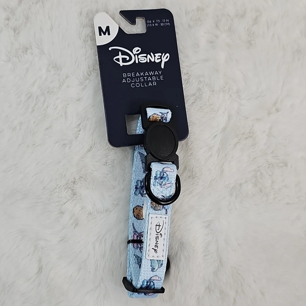 Sassy Meow Disney Stitch Cat Breakaway Adjustable Collar Med 0.6